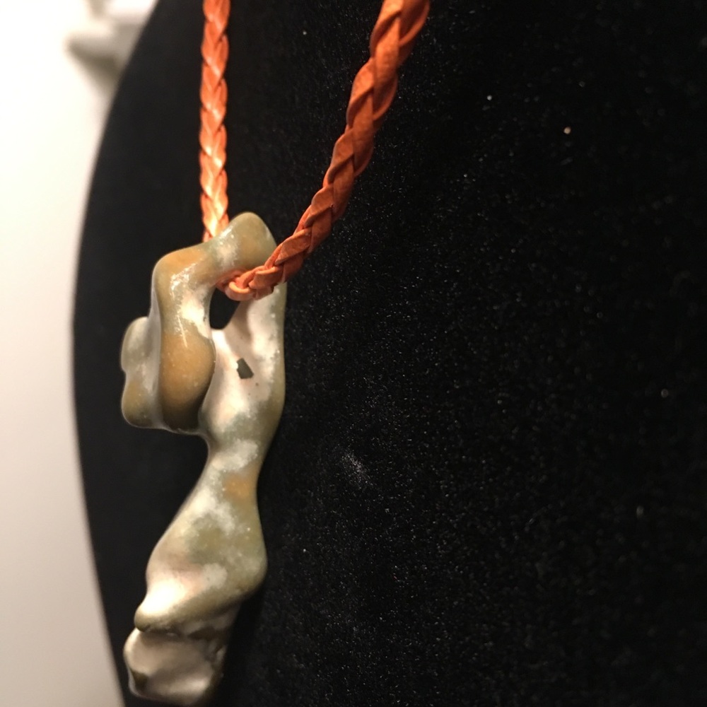 Jasper handmade pendant
